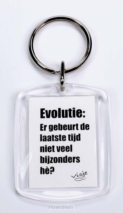 Sleutelhanger evolutie er gebeurt de laa