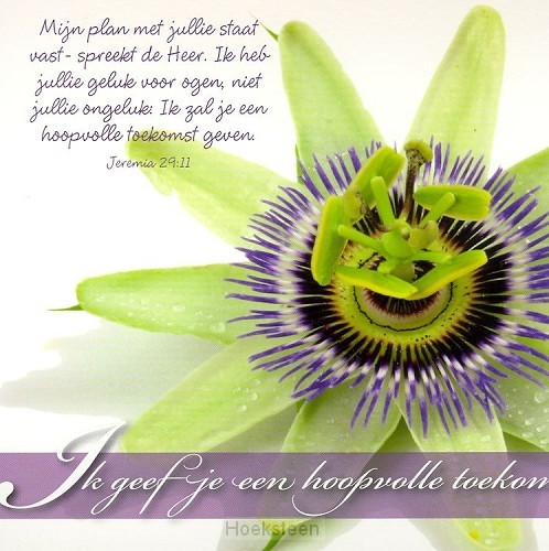 Prentbriefkaart Ik geef je een hoopvolle