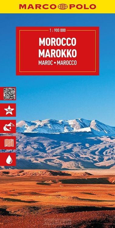 MARCO POLO WEGENKAART MAROKKO