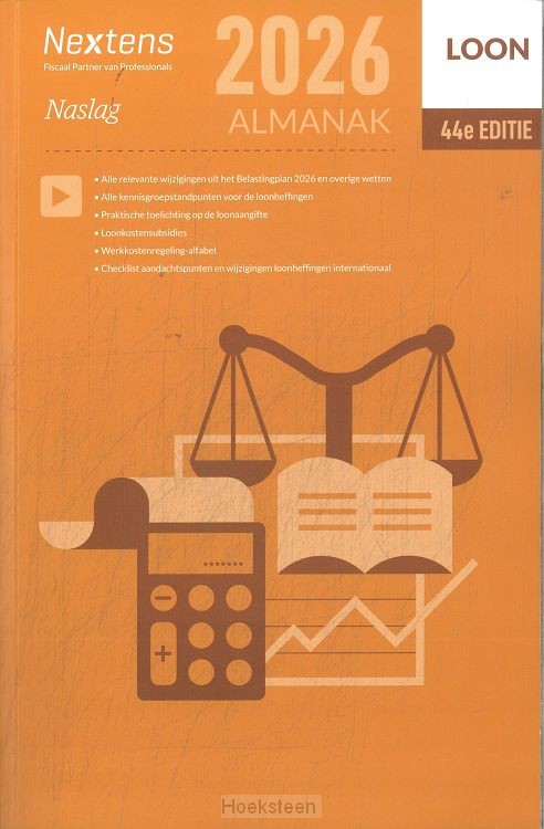 2026 / Nextens Loon Almanak / Cursusboek