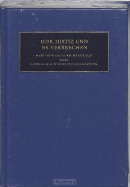 DDR-Justiz und NS-Verbrechen / 7