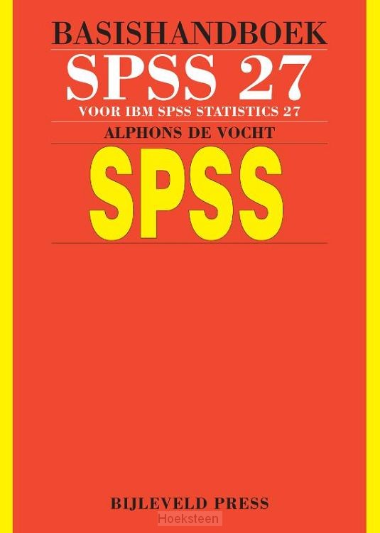 Basishandboek SPSS 27
