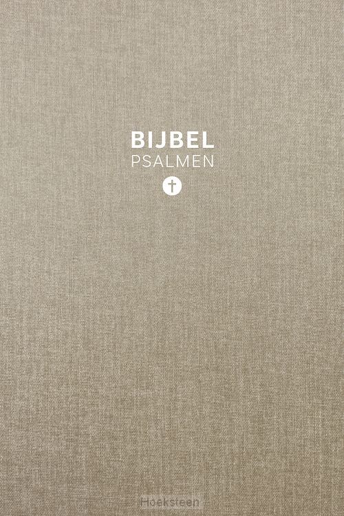 HSV Bijbel met Psalmen 10x15 linnen taup