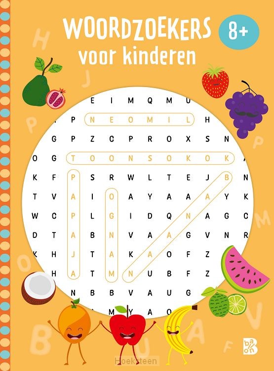 Woordzoekers voor kinderen 8+