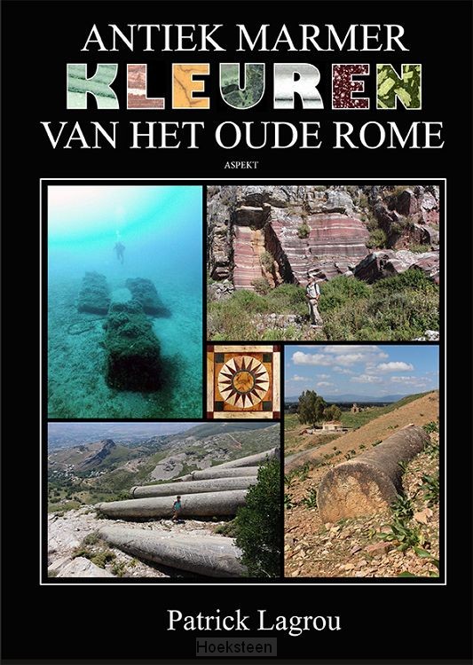 Antiek marmer kleuren van het oude Rome