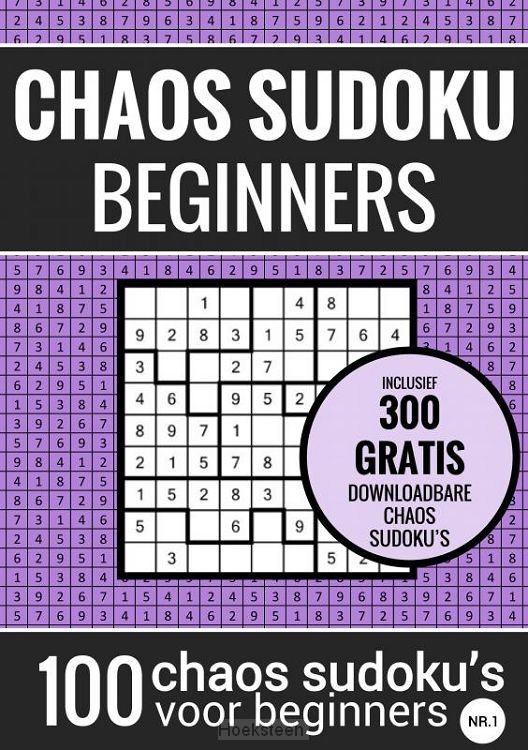 Sudoku Makkelijk: CHAOS SUDOKU - nr. 1 - Puzzelboek met 100 Makkelijke Puzzels voor Volwassenen en Ouderen