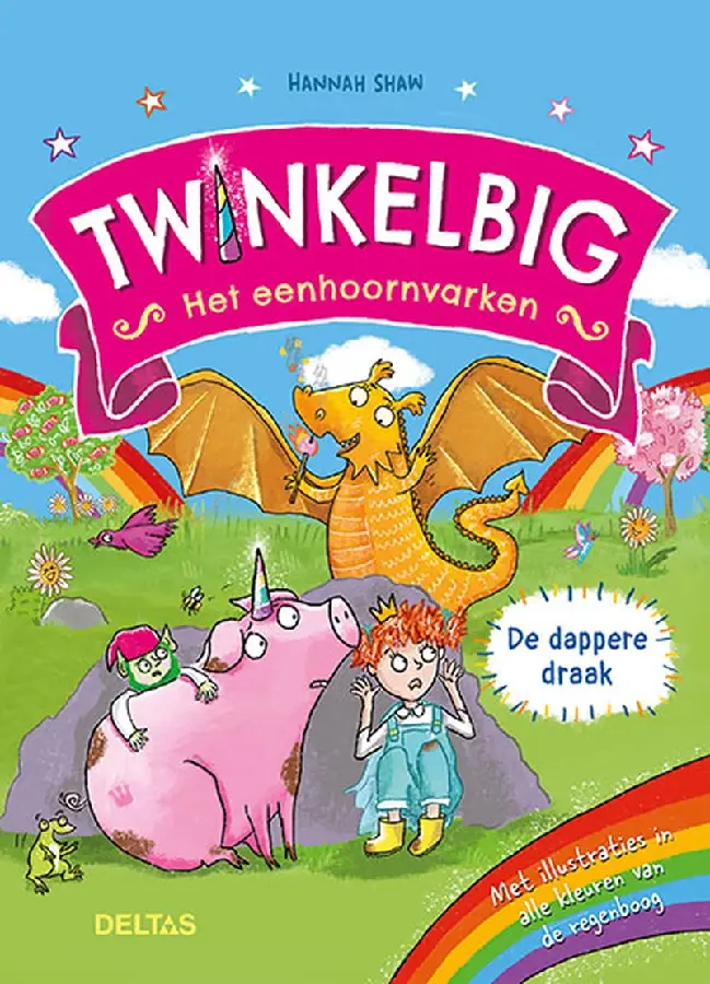 Twinkelbig het eenhoornvarken - De dappere draak