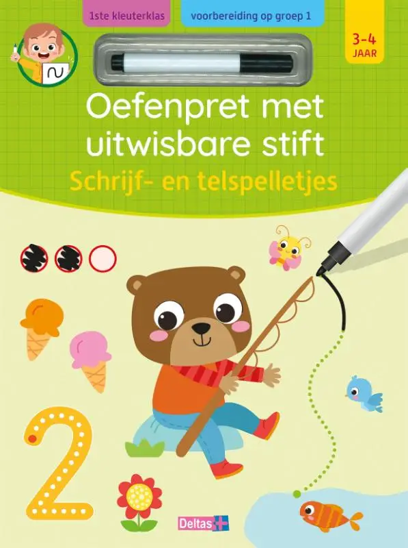Oefenpret met uitwisbare stift - Schrijf