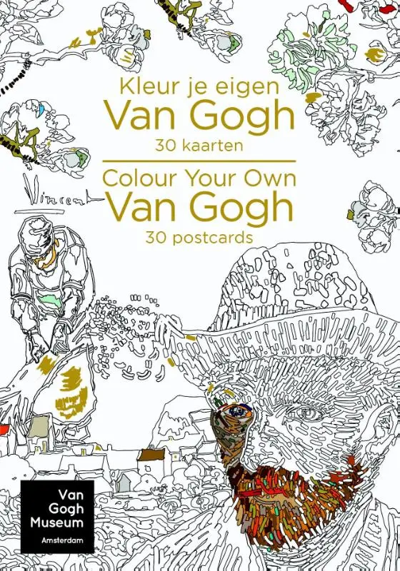 Kleur je eigen Van Gogh - Colour your own Van Gogh