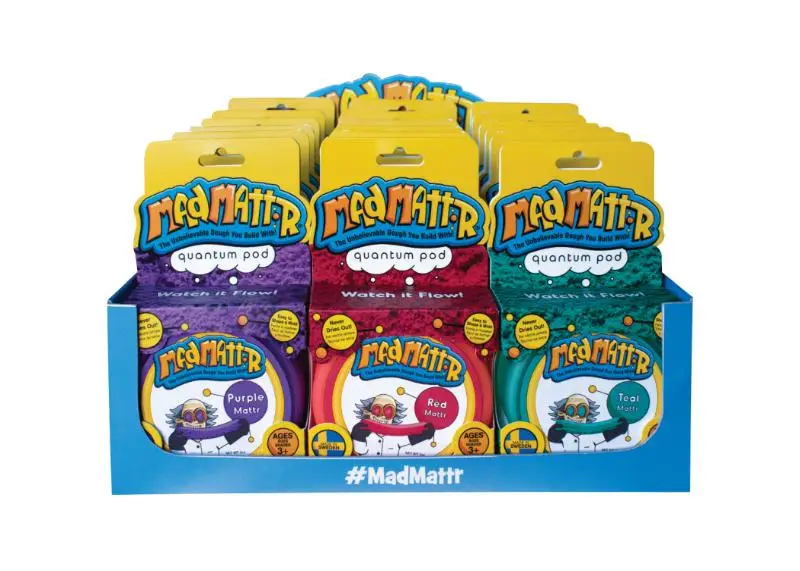 MadMattr*Quantum Pod Display 18 stuks (6 kleuren)