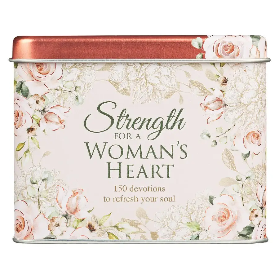 Cards in Tin Strength for a Woman's Hear