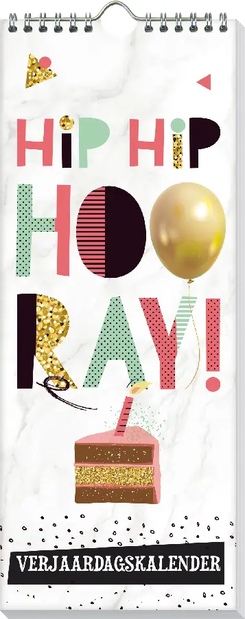 Verjaardagskalender Hip Hip Hooray