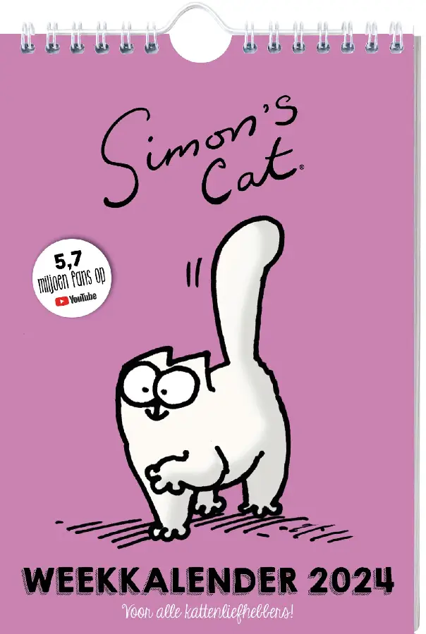 Simon's Cat weekkalender / 2024