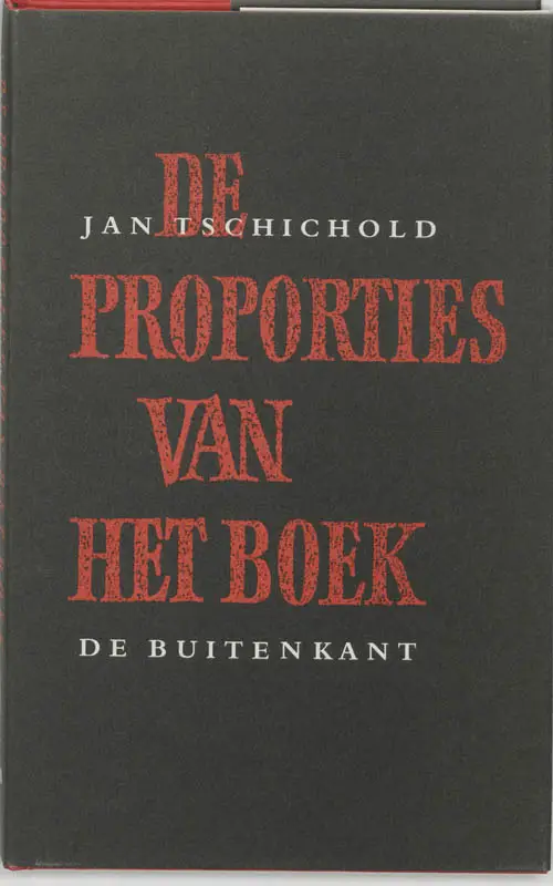 De proporties van het boek