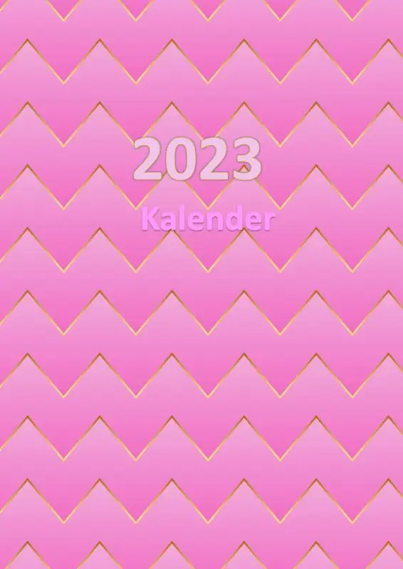 Kalender 2023 | Wochenplaner 12 Monate