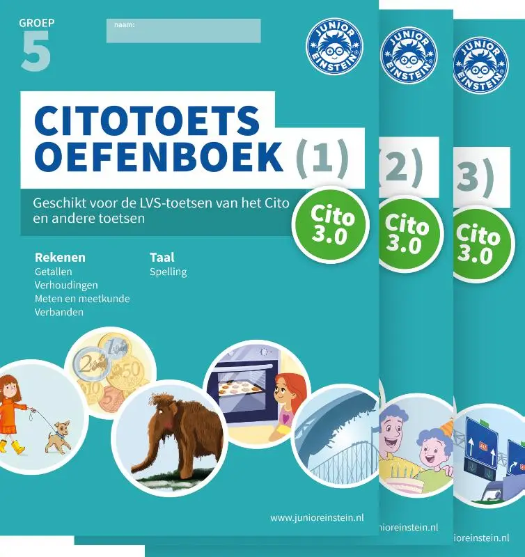 Citotoets Oefenboeken deel 1, 2 en 3 groep 5