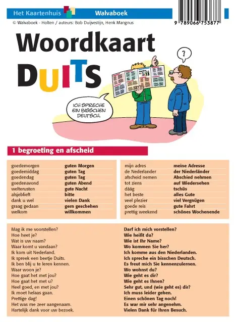 Woordkaart Duits
