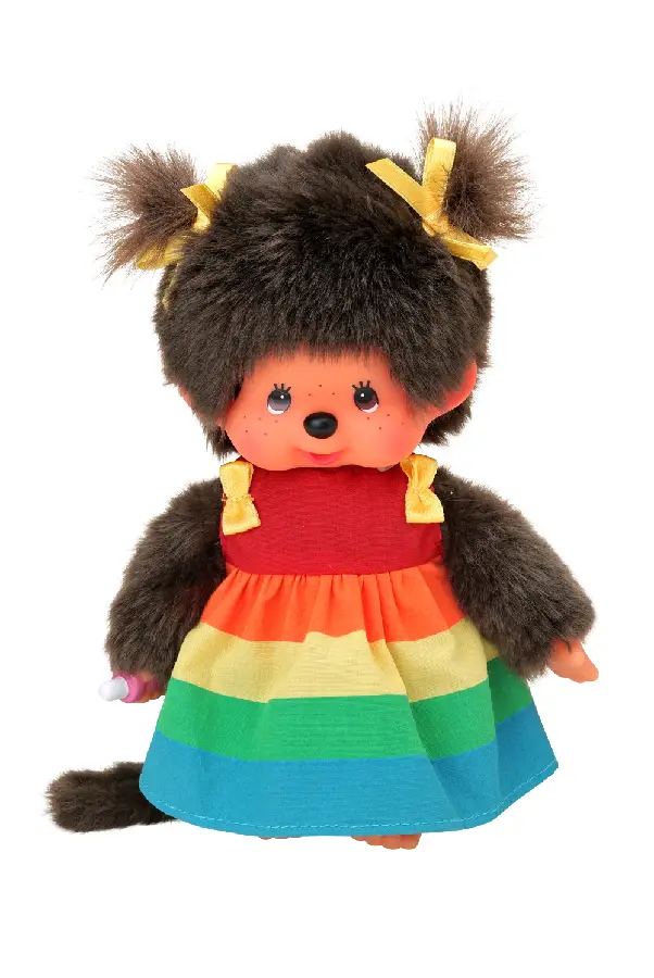 MONCHHICHI 20 cm Regenboog Meisje (2018)