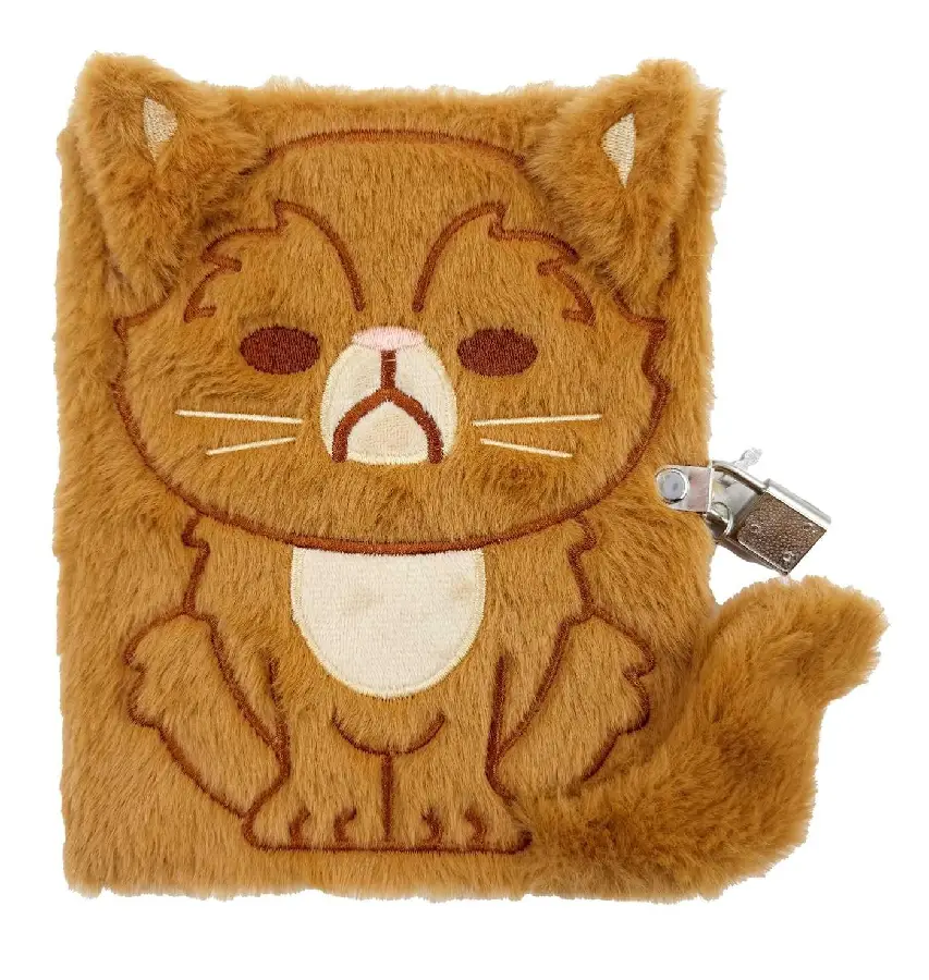Harry Potter: Crookshanks Plush Lock & Key Diary