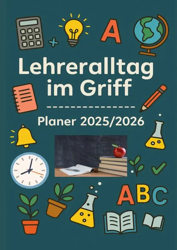 Lehreralltag im Griff - Planer 2025/2026:Strukturiert durch das Schuljahr mit Übersicht, Herz und System