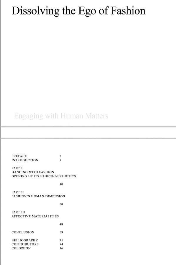 Dissolving the Ego of Fashion