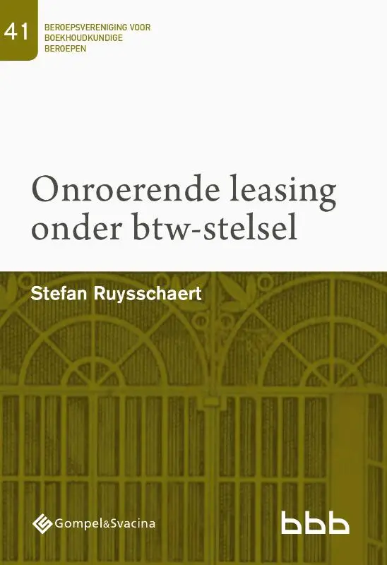 41-Onroerende leasing onder btw-stelsel