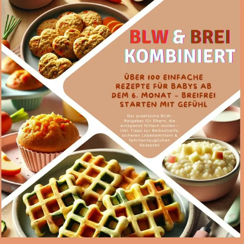 BLW & Brei kombiniert: Über 100 einfache Rezepte für Babys ab dem 6. Monat - Breifrei starten mit Gefühl