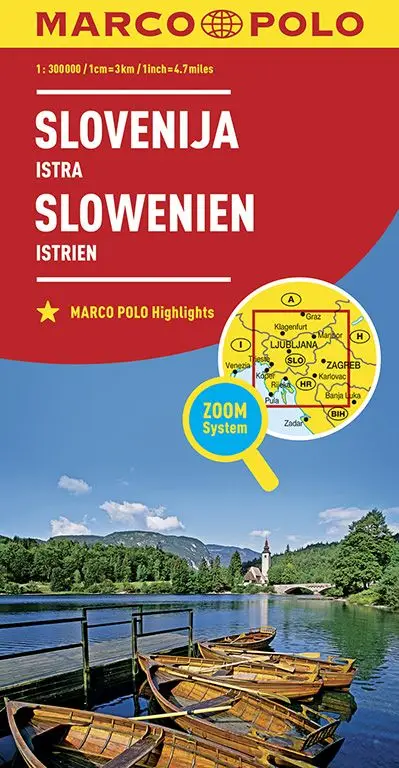 Marco Polo Wegenkaart Slovenië, Istrië
