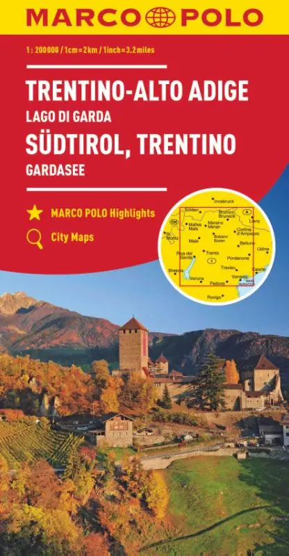 Marco Polo Wegenkaart 03 Trentino - Zuid-Tirol - Gardameer