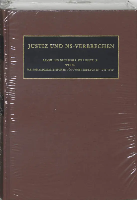 Justiz und NS-Verbrechen / XXXV