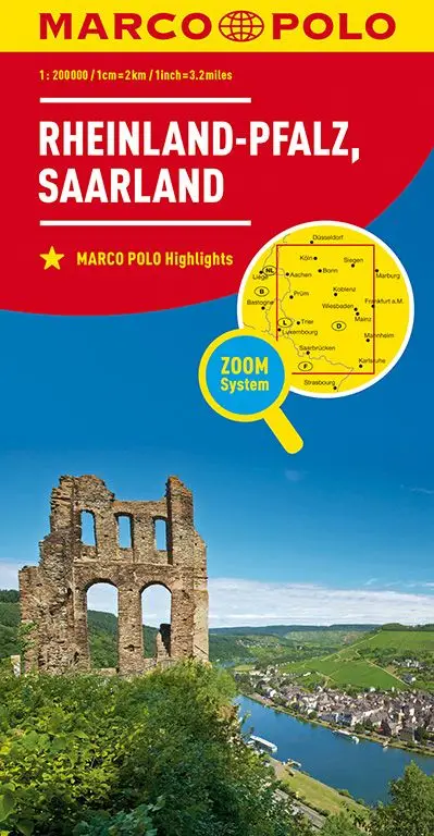 Marco Polo Wegenkaart 10 Rijnland-Palts - Saarland
