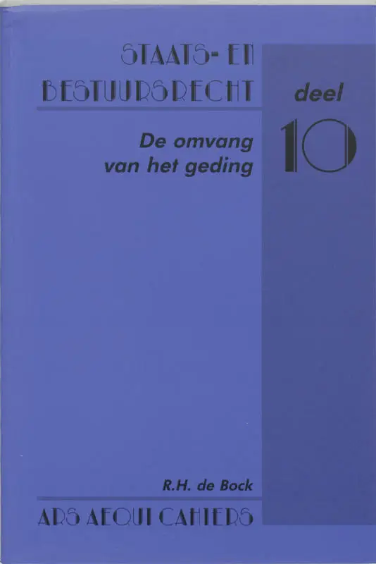 De omvang van het geding