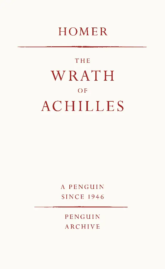 The Wrath of Achilles