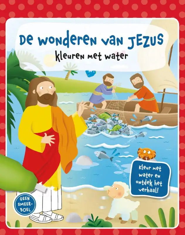 De wonderen van Jezus(kleuren met water)