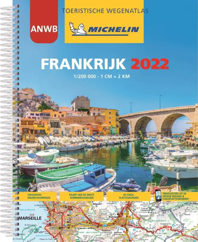 Michelin Atlas Frankrijk ANWB 2022