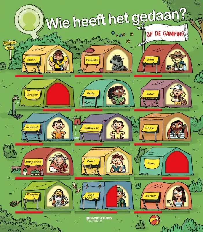 Wie heeft het gedaan? Op de camping