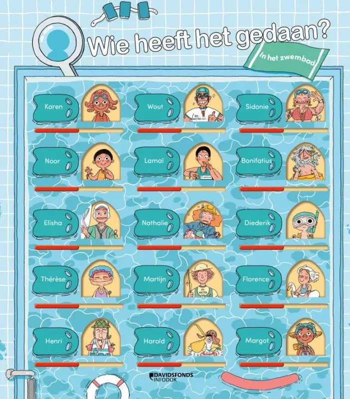 Wie heeft het gedaan? In het zwembad