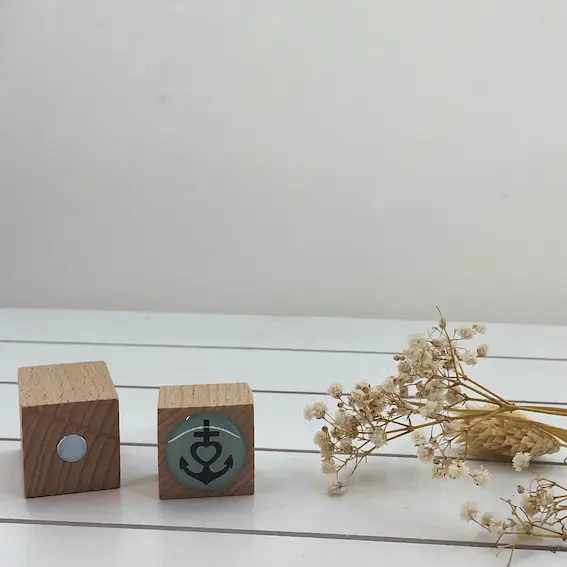 Magnetische kaarthouder met Geloof ..