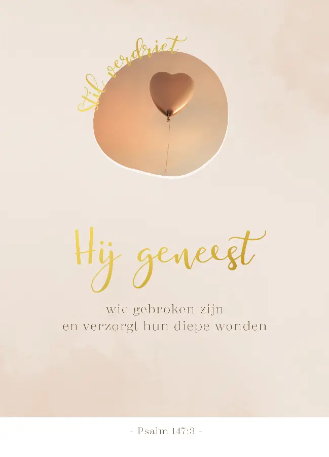 Stil verdriet