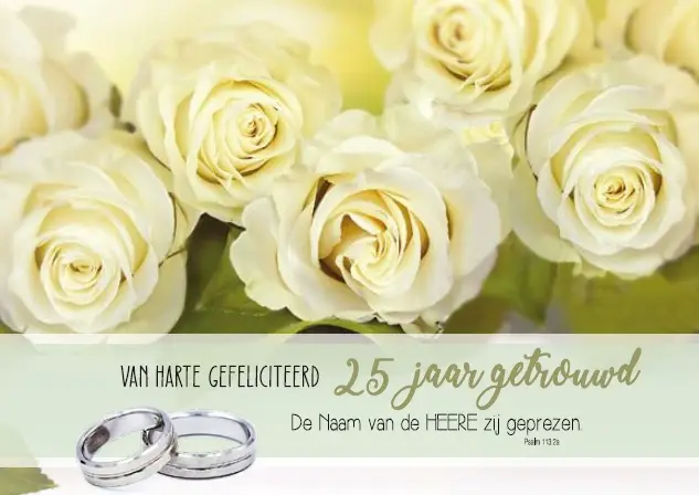 25 jaar getrouwd m/t