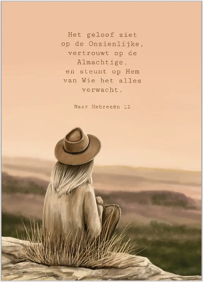 Kaartje A7 Blijft in Mij en Ik in u