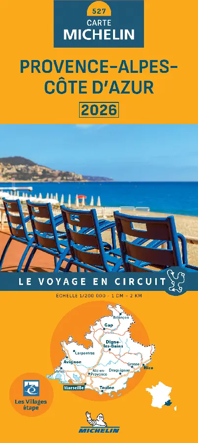 Michelin Wegenkaart 527 Provence Cote-d'Azur 2026