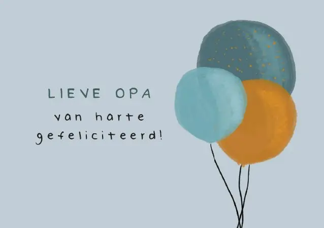 Gefeliciteerd opa