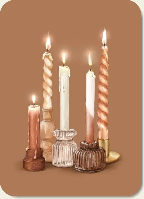 Kaarsen (Blanco)