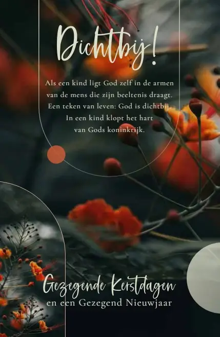 Wenskaart Gezegende/Gezegend + Sela