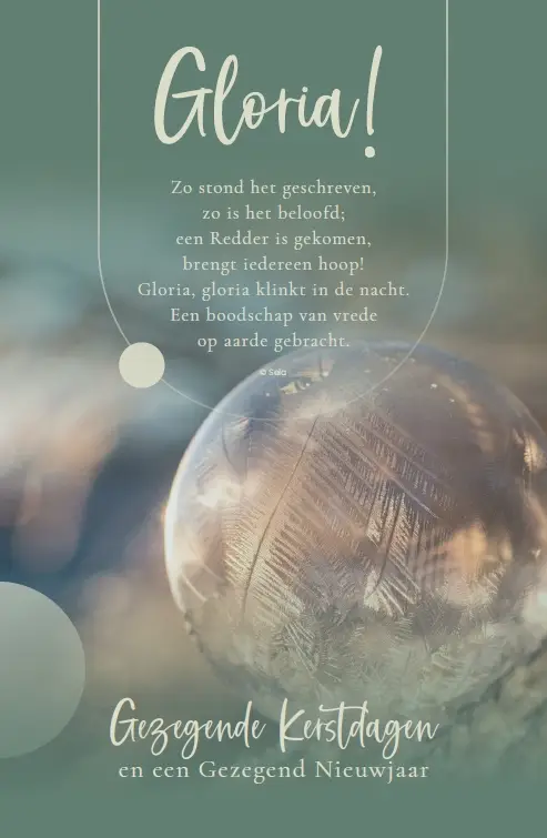 Enkele kaart Gez./ Gez .K/N + Selatekst