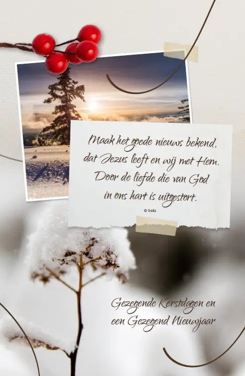 Wenskaart Gez./ Gez. K/N + Selatekst