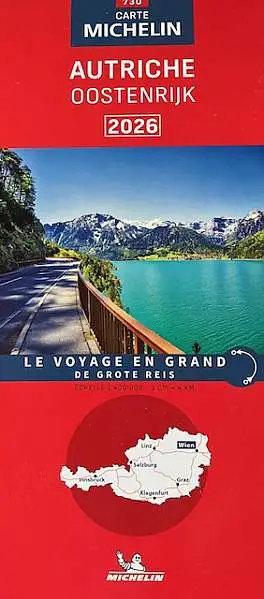 Michelin Wegenkaart 730 Oostenrijk 2026