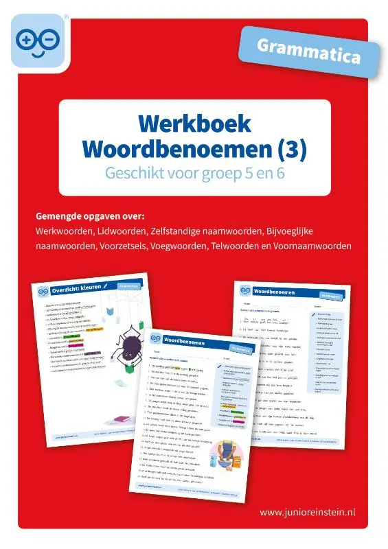 Werkboek Woordbenoemen / Grammatica deel 3 Groep 5 en 6
