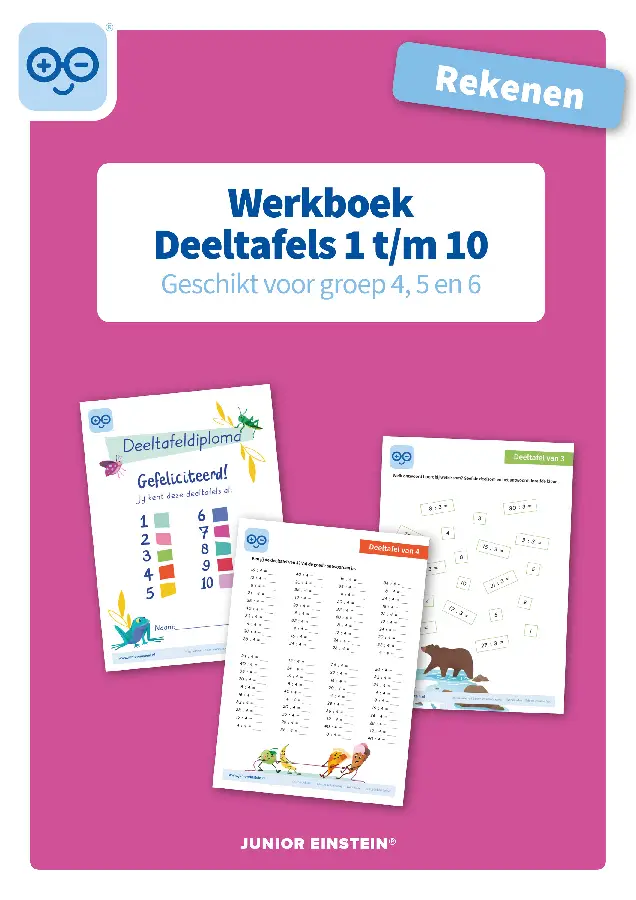 rekenen geschikt voor groep 4, 5 en 6 / Deeltafels 1 t/m 10 / Werkboek